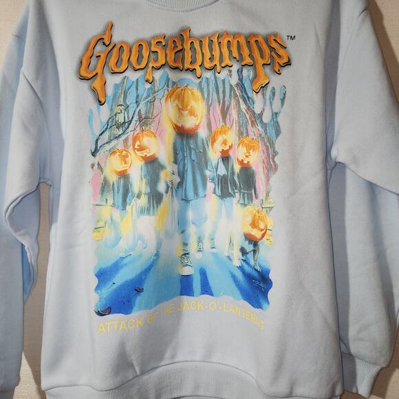 Goosebump Jack-O-Lantern sweatshirt women's XS - Picture 5 of 7